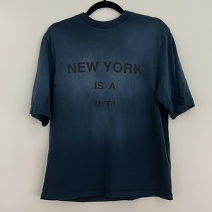 Anine bing - New York is a myth t shirt , size XS , only worn twice - like new